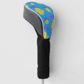 Pop it Popcorn Golf Head Cover Design Headcover (angewinkelt)
