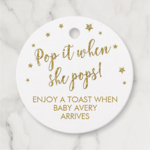 POP IT TAGS, GENDER NEUTRAL WEIN GEGENSTÄNDE GESCHENKANHÄNGER