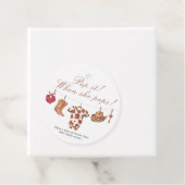 Pop it when she pops! - Cowboy Baby shower Geschenkanhänger (Beispiel)