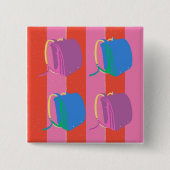 Pop Japanese School Bag Button (Vorderseite)