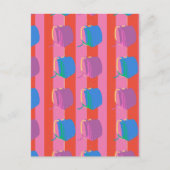 Pop Japanese School Bag Postkarte (Vorderseite)