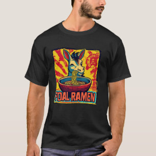 Pop japanische Kunst Nudelliebhaber Süßer Esel Foh T-Shirt