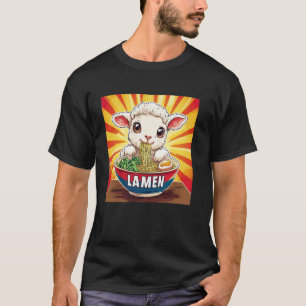 Pop japanische Kunst Sonnenuntergang Nudeln Süß La T-Shirt