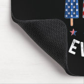 Pop je Eiscreme Amerika 4. Juli Mousepad (Ecke)