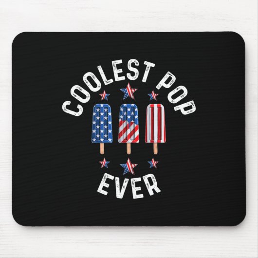 Pop je Eiscreme Amerika 4. Juli Mousepad (Vorne)
