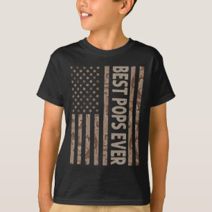 Pop je US-amerikanische Flagge Funny Großvater Vat T-Shirt