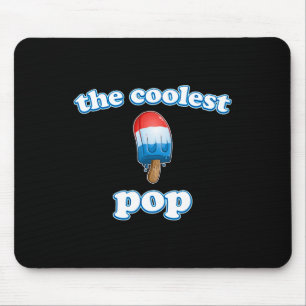 Pop je Vatertag Popsicle Top für Vater Rakete 4 Mousepad