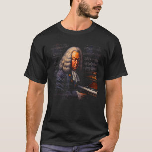 Pop Johann Sebastian Bach Pianist T-Shirt