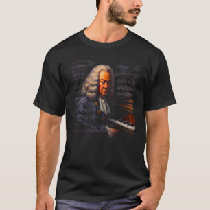 Pop Johann Sebastian Bach Pianist T-Shirt