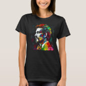 Pop Johann Strauss Music Piano T-Shirt (Vorderseite)