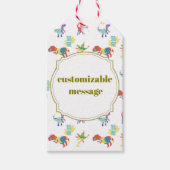 Pop Kanji Dinosaur Geschenkanhänger (Vorderseite)