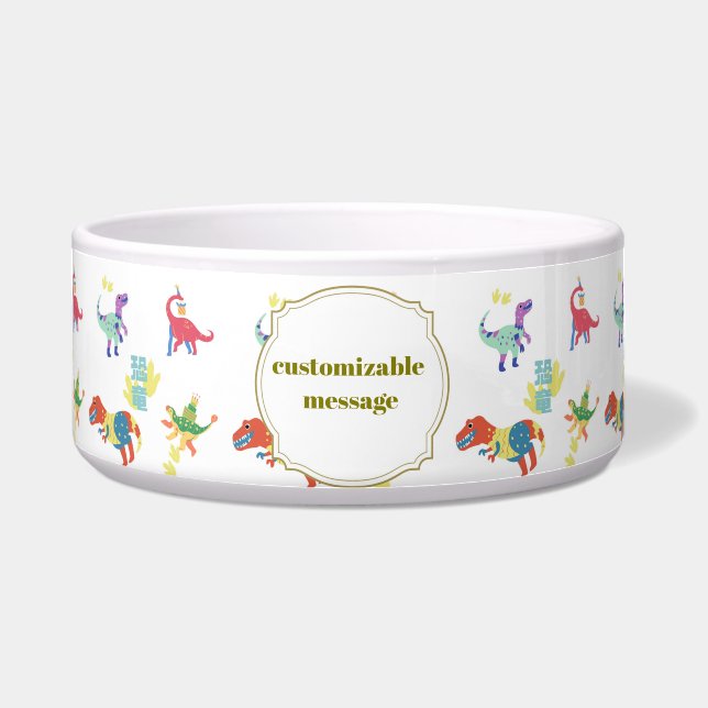 Pop Kanji Dinosaur Napf (Vorderseite)