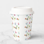 Pop Kanji Dinosaur Pappbecher (Links)