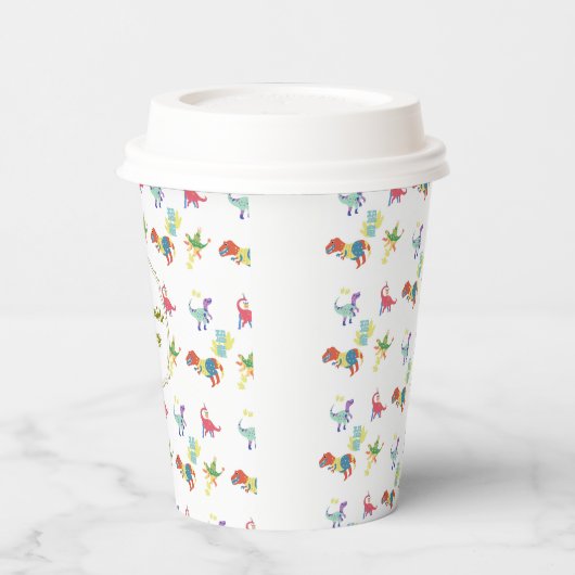 Pop Kanji Dinosaur Pappbecher (Links)