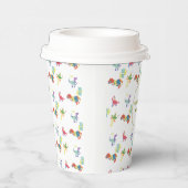 Pop Kanji Dinosaur Pappbecher (Rechts)