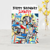 Pop Karte (Gelbe Blume)