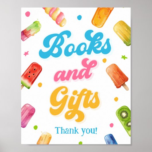 Pop Kinderduschbücher und Geschenke Poster (Vorne)