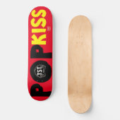 POP KISS Skateboard (Vorderseite)