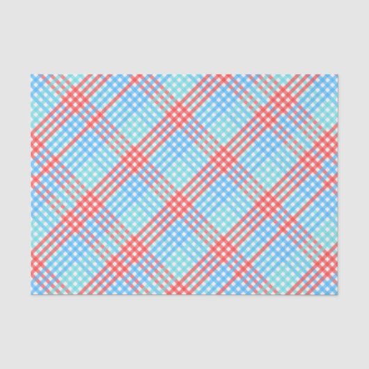 Pop, klein, Kariert Seidenpapier (Vorderseite)