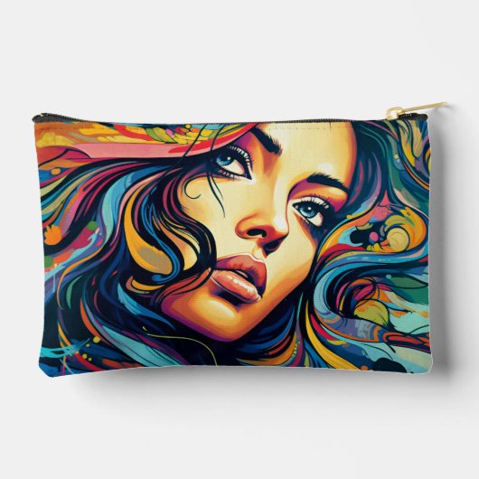 Pop Kleine Frau Zubehörtasche (Rückseite)