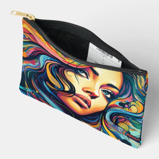 Pop Kleine Frau Zubehörtasche (Offen)