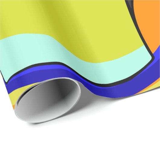 Pop Kreuzfahrt Geschenkpapier (Rolleneckpunkt)