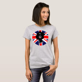 Pop KULTUR QUEEN ELIZABETH MIT MUSIKKOPF T-Shirt (Vorne ganz)