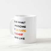 Pop Kulturlehrer, phantastisch Kaffeetasse (Vorderseite Links)