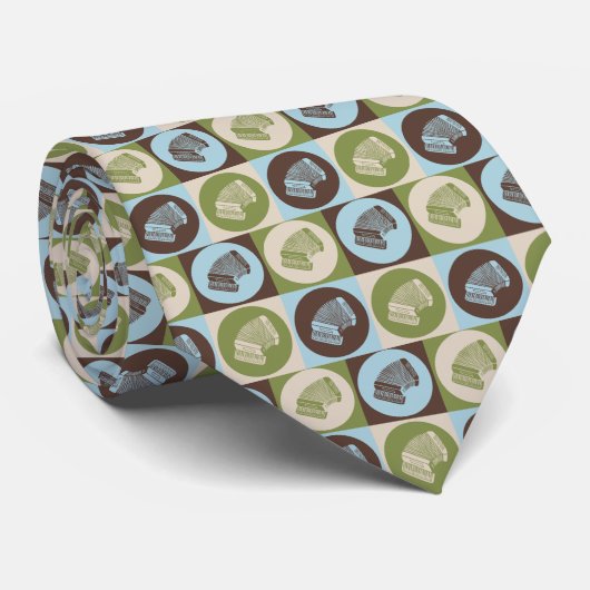 Pop-Kunst-Akkordeon Krawatte (Gerollt)