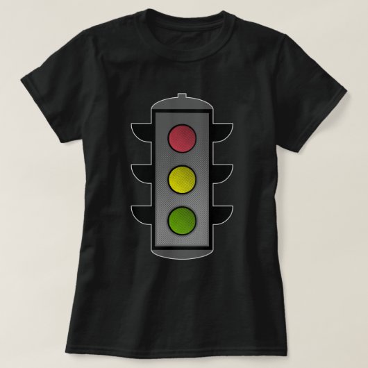 Pop-Kunst-Ampel T-Shirt (Design vorne)