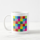 Pop-Kunst-Anker Kaffeetasse (Links)