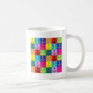 Pop-Kunst-Anker Kaffeetasse