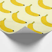 POP-KUNST-ART-BANANEN-MUSTER GESCHENKPAPIER (Ecke)