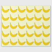 POP-KUNST-ART-BANANEN-MUSTER GESCHENKPAPIER (Flach)
