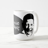 Pop-Kunst-Art - hier gehen wir Tatzen-Tatze Kaffeetasse (VorderseiteRechts)