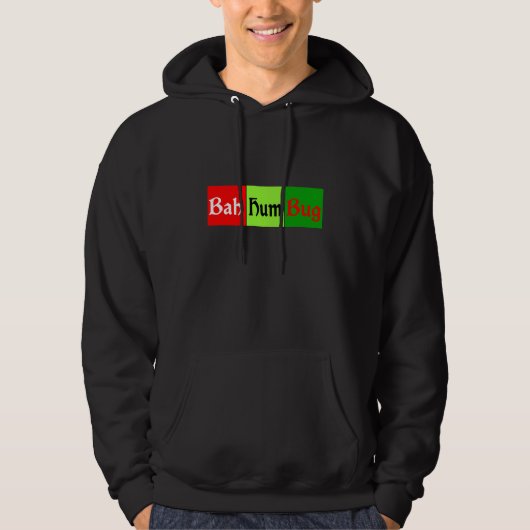 Pop-Kunst BAH HUMBUG! Hoodie (Vorderseite)