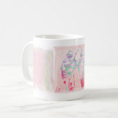 Pop-Kunst-Ballett Pointe Schuh, der Tasse zeichnet (Vorderseite Links)