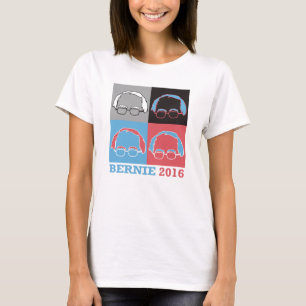 Pop-Kunst-Bernie-Sandpapierschleifmaschinen T-Shirt