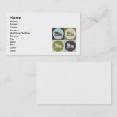 Pop-Kunst-Beton Visitenkarte (Vorne/Hinten)