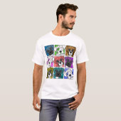 Pop-Kunst-Boxer T-Shirt (Vorne ganz)