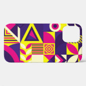 Pop Kunst, bunte geometrische Formen. Case-Mate iPhone Hülle (Rückseite (Horizontal))