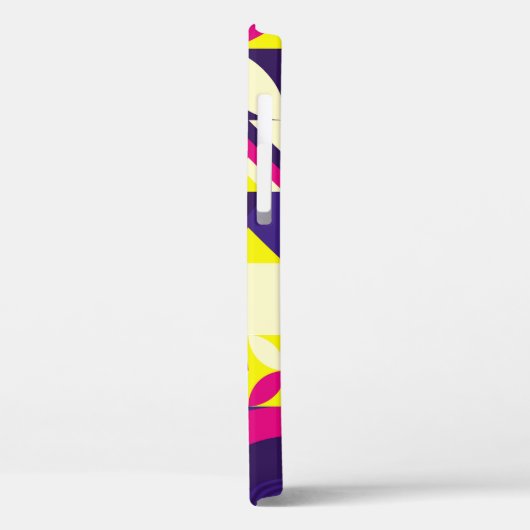Pop Kunst, bunte geometrische Formen. Case-Mate iPhone Hülle (Rückseite / Links)