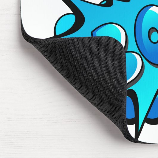 Pop-Kunst-Comic-Art-Bomben-Boom! Mousepad (Ecke)
