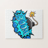 Pop-Kunst-Comic-Art-Bomben-Boom! Puzzle (Horizontal)