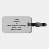 Pop-Kunst-Comic-Art-Explosion Gepäckanhänger (Rückseite horizontal)