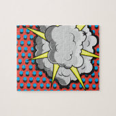 Pop-Kunst-Comic-Art-Explosion Puzzle (Horizontal)