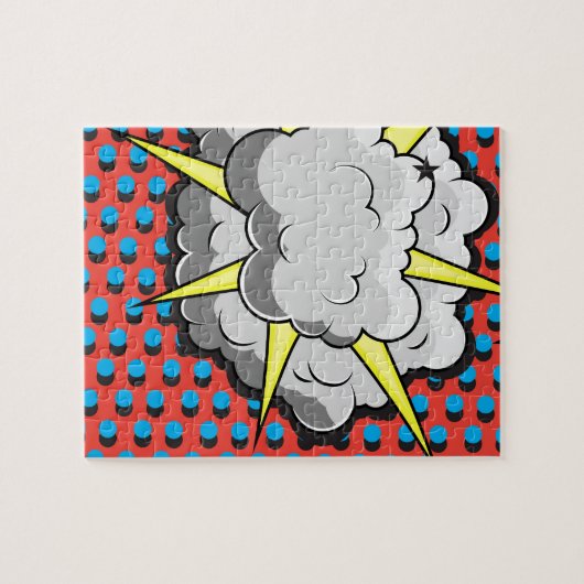 Pop-Kunst-Comic-Art-Explosion Puzzle (Horizontal)