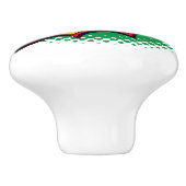 Pop-Kunst-Comic-Art Whap! Keramikknauf (Seitenansicht)