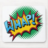 Pop-Kunst-Comic-Art Whap! Mousepad (Vorne)