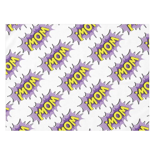 Pop-Kunst-Comic-Art wow Tischdecke (Vorderseite (Horizontal))